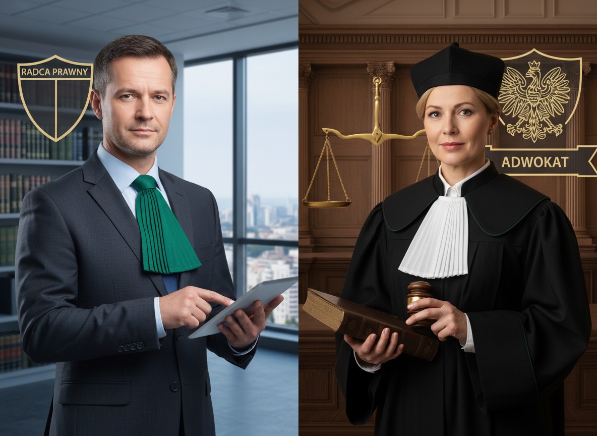 Radca Prawny vs. Adwokat: Analiza kompetencji procesowych i wyboru specjalisty w Gdańsku